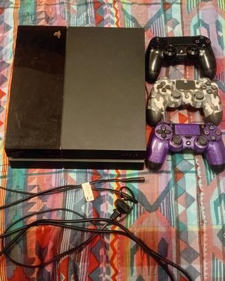 ps4fat  con 3 controller 