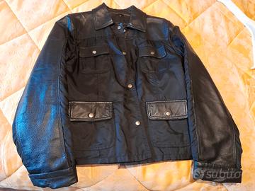 giubbotto in pelle nero