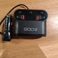 Sdoppiatore presa accendisigari 12/24V 300W con US