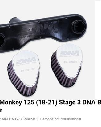 Kit Aspirazione Honda Monkey stage3 DNA
