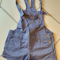 Tuta corta in jeans Benetton