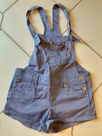 Tuta corta in jeans Benetton