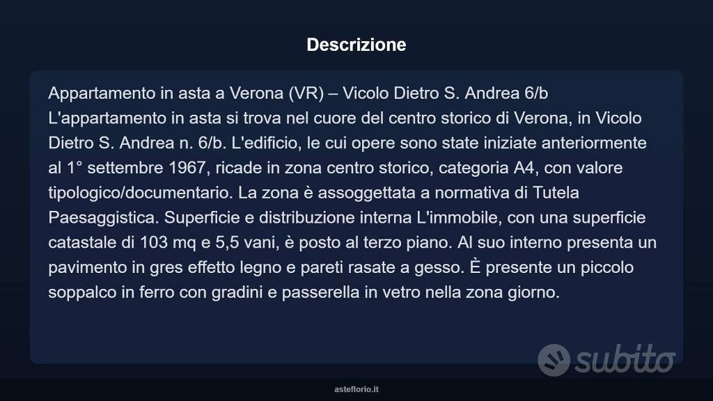 Appartamento – Verona, Città antica, Centro storico - Vista 4