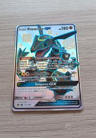 Carta Pokémon rayquaza GX shiny celestial storm