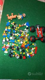 lego omini originali 25 pz + auto tecnics