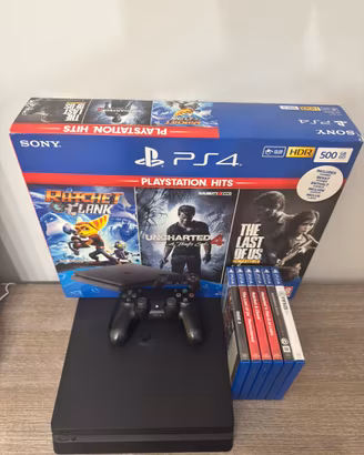 Play station 4 slim 500 gb