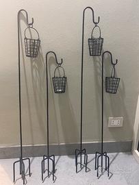 Portacandele da giardino