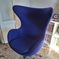 Poltrona ovetto design stile Fritz Hansen