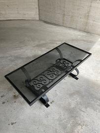 Tavolino in ferro battuto