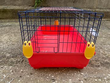 Gabbia e trasportino per coniglio,cincillà e furet