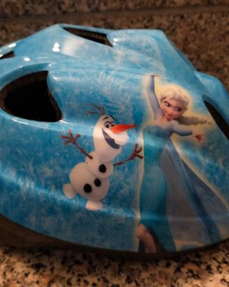 Casco bici bambina tema frozen