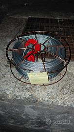 Cavo/fune acciaio per argano 50 metri 6 mm