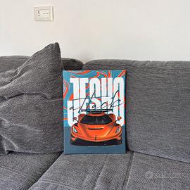 quadro koenigsegg fatto a mano