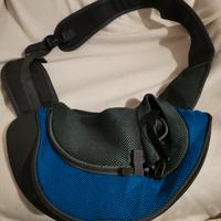 Borsa a tracolla + pettorina per cani fino a 2.5kg