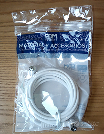 Cavo antenna TV M/F con filtri EDM 2,5m. (nuovo)