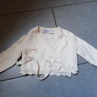 Golfino bambina Monnalisa Bebè - panna - 9 mesi