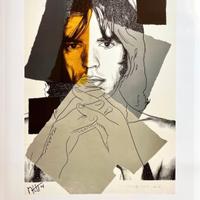 Poster/Manifesto"Mick Jagger" Andy Warhol 