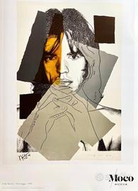 Poster/Manifesto"Mick Jagger" Andy Warhol 