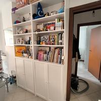Libreria Bianca IKEA con Armadietti