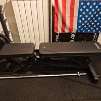 Set palestra:Panca ZIPRO, bilancieri,dischi TOORX.