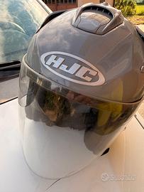 Coppia caschi jet moto scooter tg M e L