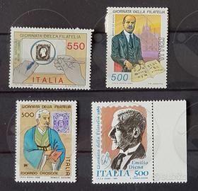 ITALIA francobolli serie: GIORNATA FILATELIA 1986-