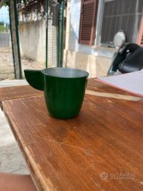 Tazza vetro verde