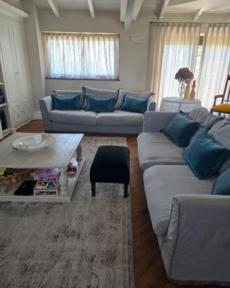 Divani Roche Bobois 3 posti design moderno grigio