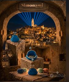 Portamonete Uncinetto Notte A Matera 