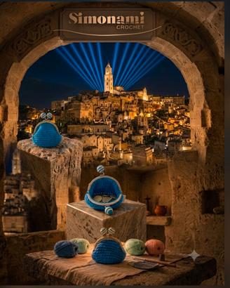 Portamonete Uncinetto Notte A Matera 