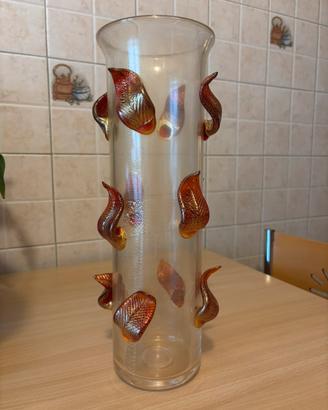 Vaso foglie CLETO MUNARI Venini