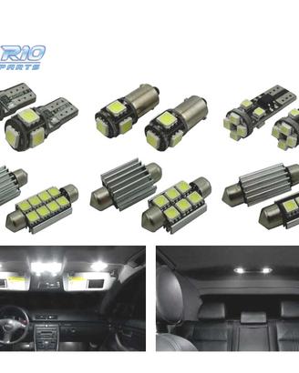 KIT 21 LAMPADE LED INTERNE PER AUDI A4 S4 RS4 B6 B