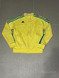 Felpa Zip Adidas Gialla taglia S