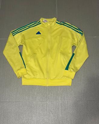 Felpa Zip Adidas Gialla taglia S