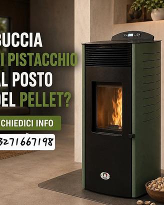 stufa a gusci di pistacchio  18 kw