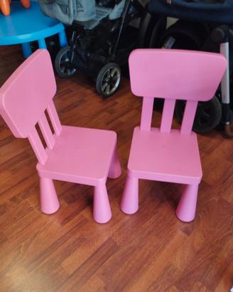 Set 2 Sedie Ikea Mammut