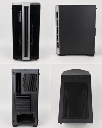 case NOUA Utopia FS100, versione nero/argento