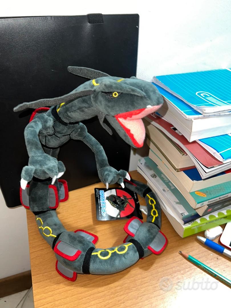 Peluche Pokémon Rayquaza Shiny Color Negro 75cm Original | Meses sin