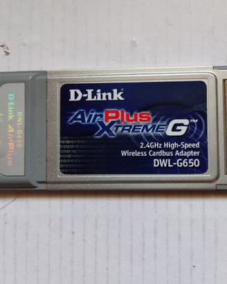 D-LINK DWL-G650 Scheda Wireless PCMCIA 54/108 Mbp