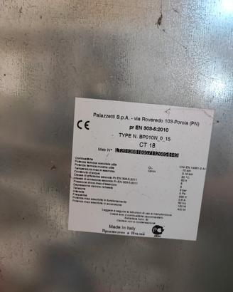 Caldaia a pellet palazzetti 15kw