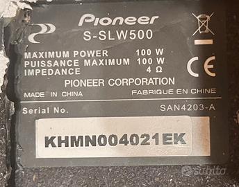 DOLBY SURROUND Pioneer S-SLW500