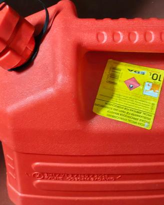 tanica benzina 10 litri
