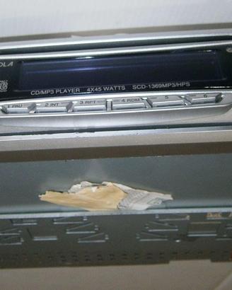 Autoradio audiola scd 1369mp3/hps, funzionante