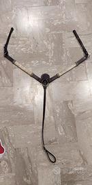 PETTORALE WESTERN CON RIFINITURE RAWHIDE