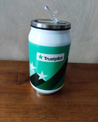 Borraccia in alluminio con cannuccia, formato latt