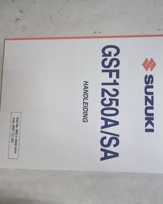 USO E MANUTENZIONE GSF1250A/SA BANDIT SUZUKI 99011