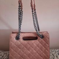 Borsa tracolla pelle trapuntata