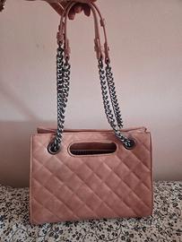 Borsa tracolla pelle trapuntata