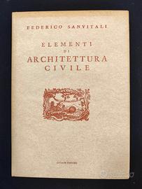 Libro ELEMENTI DI ARCHITETTURA CIVILE -anastatica