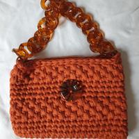 Borsa artigianale arancio